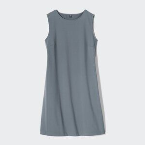 Uniqlo AIRism Dress in Gray, Size XS